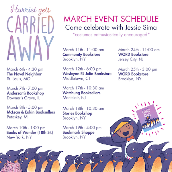Harriet March Events Schedule